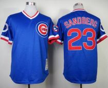 Mitchell and Ness 1984 Chicago Cubs -23 Ryne Sandberg Blue Throwback Stitched MLB Jersey Mitchell and Ness 1984 Chicago Cubs -23 Ryne Sandberg Blue Throwback Stitched MLB Jersey