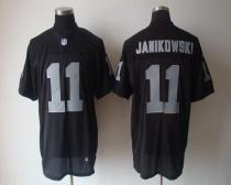 Nike Oakland Raiders #11 Sebastian Janikowski Black Team Color Men's Stitched NFL Elite Jersey Nike Oakland Raiders #11 Sebastian Janikowski Black Team Color Men's Stitched NFL Elite Jersey
