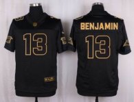 Nike Carolina Panthers -13 Kelvin Benjamin Pro Line Black Gold Collection Stitched NFL Elite Jersey