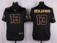 Nike Carolina Panthers -13 Kelvin Benjamin Pro Line Black Gold Collection Stitched NFL Elite Jersey