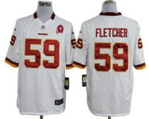 Nike Redskins -59 London Fletcher White With 80TH Patch Stitched NFL Game Jersey Nike Redskins -59 London Fletcher White With 80TH Patch Stitched NFL Game Jersey
