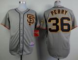 San Francisco Giants #36 Gaylord Perry Grey Cool Base Stitched MLB Jersey