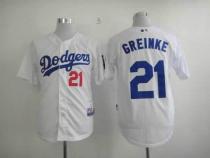 Los Angeles Dodgers -21 Zack Greinke White Cool Base Stitched MLB Jersey Los Angeles Dodgers -21 Zack Greinke White Cool Base Stitched MLB Jersey