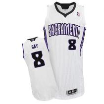 Sacramento Kings -8 Rudy Gay White Revolution 30 Stitched NBA Jersey Sacramento Kings -8 Rudy Gay White Revolution 30 Stitched NBA Jersey
