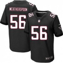 Nike Falcons 56 Sean Weatherspoon Black Alternate Stitched NFL Elite Jersey Nike Falcons 56 Sean Weatherspoon Black Alternate Stitched NFL Elite Jersey