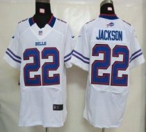 Nike Bills -22 Fred Jackson White Stitched NFL Elite Jersey Nike Bills -22 Fred Jackson White Stitched NFL Elite Jersey