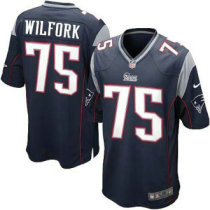 Nike New England Patriots -75 Vince Wilfork Navy Blue Team Color NFL Game Jersey Nike New England Patriots -75 Vince Wilfork Navy Blue Team Color NFL Game Jersey