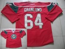 Minnesota Wild -64 Mikael Granlund Red Stitched NHL Jersey Minnesota Wild -64 Mikael Granlund Red Stitched NHL Jersey