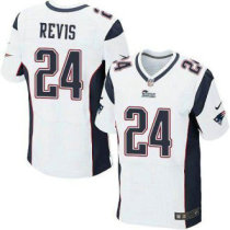 New England Patriots -24 Darrelle Revis White Team Color NFL Elite Jersey New England Patriots -24 Darrelle Revis White Team Color NFL Elite Jersey
