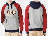 Arizona Diamondbacks Pullover Hoodie Grey Red