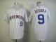 Milwaukee Brewers -9 Jean Segura White  blue strip  Stitched MLB Jersey