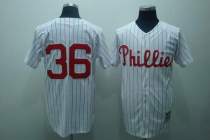 Mitchell and Ness Philadelphia Phillies #36 Robin Roberts Stitched White Red Strip MLB Jersey Mitchell and Ness Philadelphia Phillies #36 Robin Roberts Stitched White Red Strip MLB Jersey