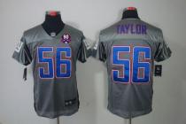 Nike New York Giants #56 Lawrence Taylor Grey Shadow With 1925-2014 Season Patch Men's Stitched NFL Nike New York Giants #56 Lawrence Taylor Grey Shadow With 1925-2014 Season Patch Men's Stitched NFL