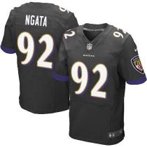 Nike Ravens -92 Haloti Ngata Black Alternate Men's Stitched NFL New Elite Jersey Nike Ravens -92 Haloti Ngata Black Alternate Men's Stitched NFL New Elite Jersey
