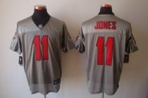 Nike Falcons 11 Julio Jones Grey Shadow Stitched NFL Elite Jersey Nike Falcons 11 Julio Jones Grey Shadow Stitched NFL Elite Jersey