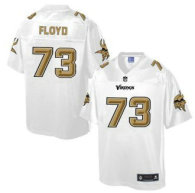Nike Minnesota Vikings -73 Sharrif Floyd White NFL Pro Line Fashion Game Jersey