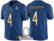 DALLAS COWBOYS -4 DAK PRESCOTT NFC 2017 PRO BOWL BLUE GOLD LIMITED JERSEY