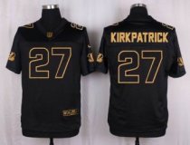 Nike Cincinnati Bengals -27 Dre Kirkpatrick Black Stitched NFL Elite Pro Line Gold Collection Jersey Nike Cincinnati Bengals -27 Dre Kirkpatrick Black Stitched NFL Elite Pro Line Gold Collection Jersey