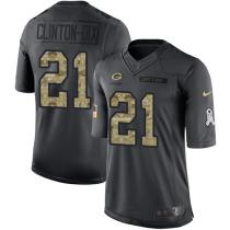 Green Bay Packers -21 Ha Ha Clinton-Dix Nike Anthracite 2016 Salute to Service Jersey Green Bay Packers -21 Ha Ha Clinton-Dix Nike Anthracite 2016 Salute to Service Jersey