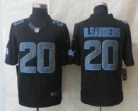Detroit Lions 20 B Sanders Impact Limited Black Jerseys