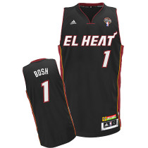 Latin Nights Miami Heat -1 Chris Bosh Black Stitched NBA Jersey Latin Nights Miami Heat -1 Chris Bosh Black Stitched NBA Jersey