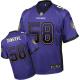 Nike Ravens -58 Elvis Dumervil Purple Team Color Men's Stitched NFL Elite Drift Fashion Jersey