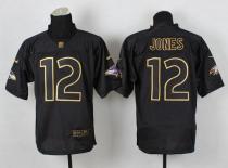 Nike Ravens -12 Jacoby Jones Black Gold No Fashion Men's Stitched NFL Elite Jersey Nike Ravens -12 Jacoby Jones Black Gold No Fashion Men's Stitched NFL Elite Jersey