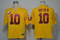 Nike Washington Redskins -10 Robert Griffin III Yellow With C Patch Men's Stitched NFL Elite Jersey Nike Washington Redskins -10 Robert Griffin III Yellow With C Patch Men's Stitched NFL Elite Jersey