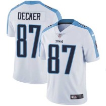 Nike Titans -87 Eric Decker White Stitched NFL Vapor Untouchable Limited Jersey Nike Titans -87 Eric Decker White Stitched NFL Vapor Untouchable Limited Jersey