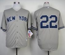New York Yankees -22 Jacoby Ellsbury Grey Stitched MLB Jersey New York Yankees -22 Jacoby Ellsbury Grey Stitched MLB Jersey