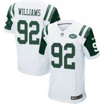 Nike New York Jets -92 Leonard Williams White Stitched NFL Elite Jersey Nike New York Jets -92 Leonard Williams White Stitched NFL Elite Jersey