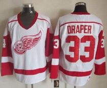 Detroit Red Wings -33 Kris Draper White CCM Throwback Stitched NHL Jersey Detroit Red Wings -33 Kris Draper White CCM Throwback Stitched NHL Jersey