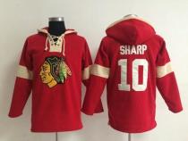 Chicago Blackhawks -10 Patrick Sharp Red Pullover NHL Hoodie