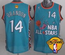 Mitchell And Ness Cleveland Cavaliers -14 Terrell Brandon Light Blue 1996 All Star The Finals Patch Mitchell And Ness Cleveland Cavaliers -14 Terrell Brandon Light Blue 1996 All Star The Finals Patch
