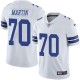 Nike Cowboys -70 Zack Martin White Stitched NFL Vapor Untouchable Limited Jersey
