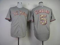 Texas Rangers #5 Ian Kinsler Grey USMC Cool Base Stitched MLB Jersey Texas Rangers #5 Ian Kinsler Grey USMC Cool Base Stitched MLB Jersey