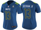 WOMEN'S NFC 2017 PRO BOWL NEW YORK GIANTS #13 ODELL BECKHAM JR BLUE GAME JERSEY