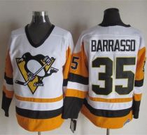 Pittsburgh Penguins -35 Tom Barrasso White Black CCM Throwback Stitched NHL Jersey Pittsburgh Penguins -35 Tom Barrasso White Black CCM Throwback Stitched NHL Jersey