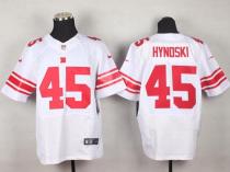 Nike New York Giants #45 Henry Hynoski White Men's Stitched NFL Elite Jersey Nike New York Giants #45 Henry Hynoski White Men's Stitched NFL Elite Jersey