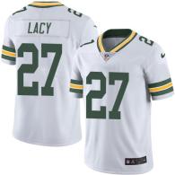 Nike Packers -27 Eddie Lacy White Stitched NFL Color Rush Limited Jersey