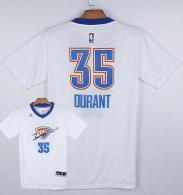 Oklahoma City Thunder -35 Kevin Durant White Pride Stitched NBA Jersey