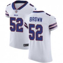 Nike Bills -52 Preston Brown White Stitched NFL Vapor Untouchable Elite Jersey Nike Bills -52 Preston Brown White Stitched NFL Vapor Untouchable Elite Jersey