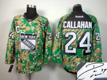 Autographed New York Rangers -24 Ryan Callahan Camo Veterans Day Practice NHL Jersey Autographed New York Rangers -24 Ryan Callahan Camo Veterans Day Practice NHL Jersey