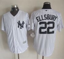 New York Yankees -22 Jacoby Ellsbury White Strip New Cool Base Stitched MLB Jersey New York Yankees -22 Jacoby Ellsbury White Strip New Cool Base Stitched MLB Jersey