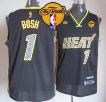 Miami Heat -1 Chris Bosh Black Electricity Fashion Finals Patch Stitched NBA Jersey Miami Heat -1 Chris Bosh Black Electricity Fashion Finals Patch Stitched NBA Jersey