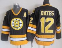 Boston Bruins -12 Adam Oates Black Yellow CCM Throwback Stitched NHL Jersey Boston Bruins -12 Adam Oates Black Yellow CCM Throwback Stitched NHL Jersey