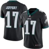 Nike Eagles -17 Alshon Jeffery Black Stitched NFL Limited Rush Jersey