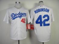 Los Angeles Dodgers -42 Jackie Robinson White Cool Base Stitched MLB Jersey