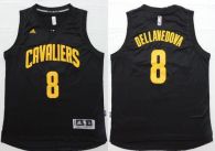 Cleveland Cavaliers -8 Matthew Dellavedova Black Fashion Stitched NBA Jersey