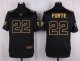 Nike Chicago Bears -22 Matt Forte Black Stitched NFL Elite Pro Line Gold Collection Jersey